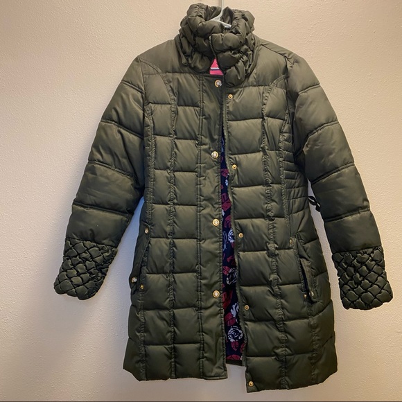 Betsey Johnson Jackets & Blazers - Betsey Johnson Olive Green Puffer Jacket Medium